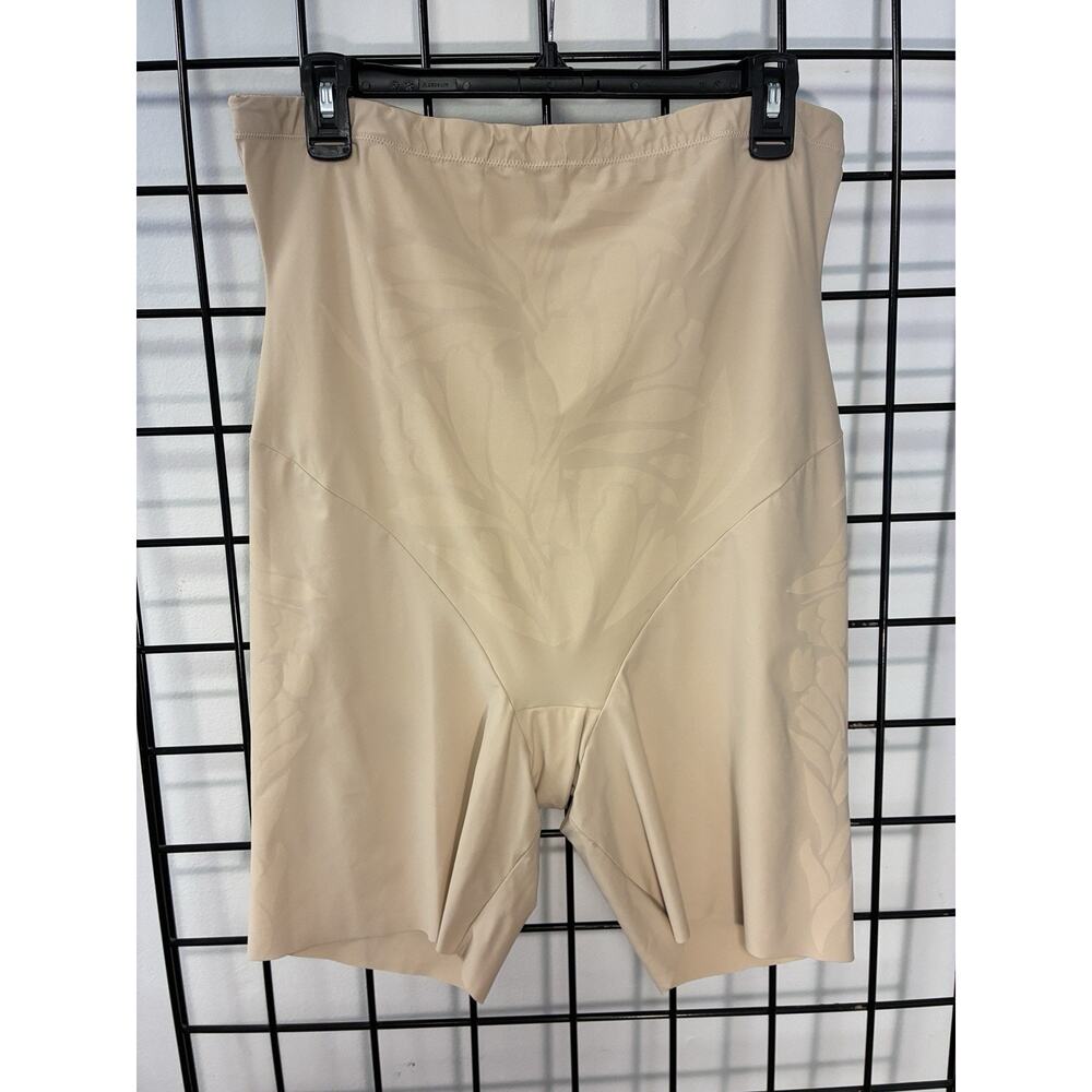 Maidenform Shapewear Hi-Waist Thigh slimmer Firm Control Beige 3XL